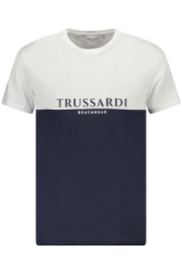 TRUSSARDI Perfektn Pnske Triko Krtky Rukv Biela
