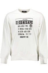 Pnska Mikina bez zipsu Diesel Biela