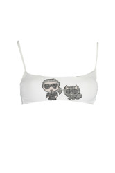 KARL LAGERFELD BEACHWEAR Perfektn Dmske Plavky Vrchn diel Biela