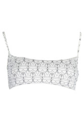 KARL LAGERFELD BEACHWEAR Perfektn Dmske Plavky Vrchn diel Biela