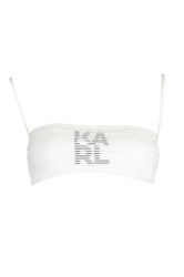 KARL LAGERFELD BEACHWEAR Perfektn Dmske Plavky Vrchn diel Biela