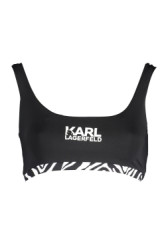 KARL LAGERFELD BEACHWEAR Perfektn Dmske Plavky Vrchn diel ierna