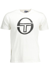 Sergio Tacchini Perfektn Pnske Triko Krtky Rukv Biela