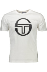 Sergio Tacchini Perfektn Pnske Triko Krtky Rukv Biela
