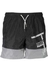 KARL LAGERFELD BEACHWEAR Perfektn Pnske Plavky ierna