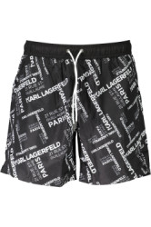 KARL LAGERFELD BEACHWEAR Perfektn Pnske Plavky ierna