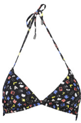 KARL LAGERFELD BEACHWEAR Perfektn Dmske Plavky Vrchn diel ierna