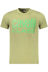 CAVALLI CLASS Perfektn Pnske Triko Krtky Rukv Zelen