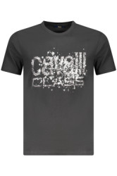 CAVALLI CLASS Perfektn Pnske Triko Krtky Rukv ierna