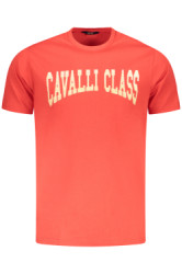CAVALLI CLASS Perfektn Pnske Triko Krtky Rukv erven