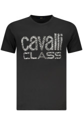CAVALLI CLASS Perfektn Pnske Triko Krtky Rukv ierna