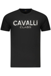 CAVALLI CLASS Perfektn Pnske Triko Krtky Rukv ierna
