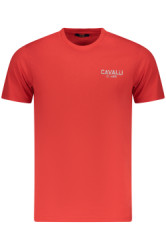 CAVALLI CLASS Perfektn Pnske Triko Krtky Rukv erven