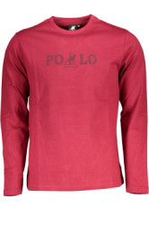 U.S. GRAND POLO Us Grand Polo T Shirt Maniche Lunghe Uomo Rosso