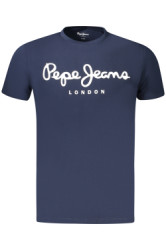 Pepe Jeans Perfektn Pnske Triko Krtky Rukv modr