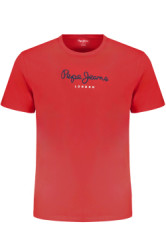 PEPE JEANS Pepe Jeans T Shirt Maniche Corte Uomo Rosso