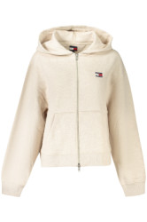 Dámska Mikina so zipsom Tommy Hilfiger Béžová