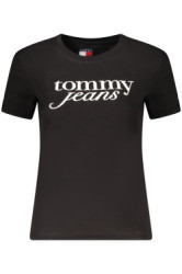 Tommy Hilfiger Perfektné Dámske Tričko Krátky Rukáv Čierna