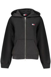 Dámska Mikina so zipsom Tommy Hilfiger Čierna