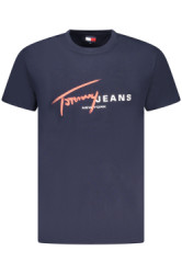 Tommy Hilfiger Perfektn Pnske Triko Krtky Rukv Modr