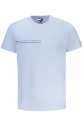 Tommy Hilfiger Perfektn Pnske Triko Krtky Rukv Svetlo modr