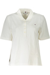 TOMMY HILFIGER Tommy Hilfiger Polo Maniche Corte Donna Bianco