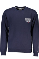 Pnska Mikina bez zipsu Tommy Hilfiger modr