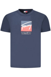 Tommy Hilfiger Perfektn Pnske Triko Krtky Rukv modr