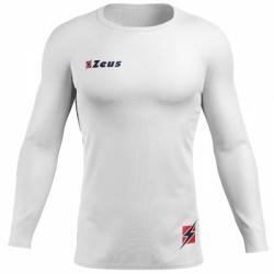 Zeus Fisiko Baselayer Top Kompresn triko s dlhm rukvom white