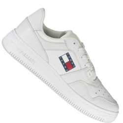 Tommy Hilfiger Pnska portov Retro Basket Obuv Biela