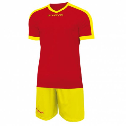 Givova Kit Revolution Futbalov dres so ortkami erven lt