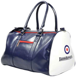 Lambretta Retro Sports Bag Bag 23x40x25 T20064S-NVY/WHT