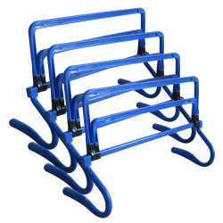 JELEX JELEX height-adjustable training hurdles 4-Set blue