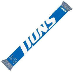 FOCO Detroit Lions NFL Scarf Wordmark Fan Scarf SVNF14WMDL