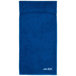 JELEX 100FIT Fitness Towel with Zipped Pocket royal blue