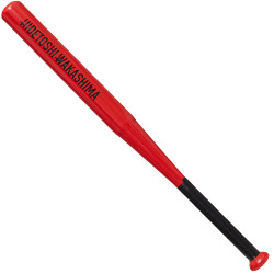 HIDETOSHI WAKASHIMA "Tokyo" Baseball Bat red