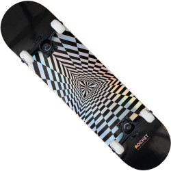 Rocket Skateboards Rocket Prism Foil Silver 7.75" Skateboard RKT-COM-1554