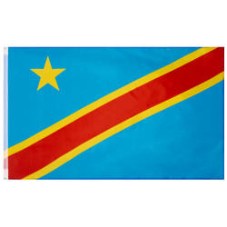 MUWO Democratic Republic of the Congo Flag MUWO "Nations Together" 90 x 150 cm