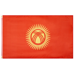 MUWO Kyrgyzstan / Kyrgyz Republic Flag MUWO 