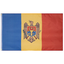 MUWO Moldova Flag MUWO "Nations Together" 90 x 150 cm