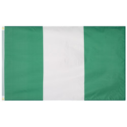 MUWO Nigeria Flag MUWO "Nations Together" 90 x 150 cm