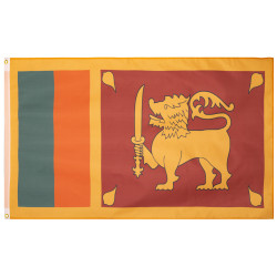 MUWO Sri Lanka Flag MUWO "Nations Together" 90 x 150 cm