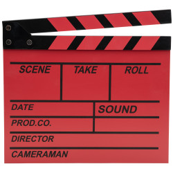 HIDETOSHI WAKASHIMA "Mr. Nagatomo" Clapperboard red