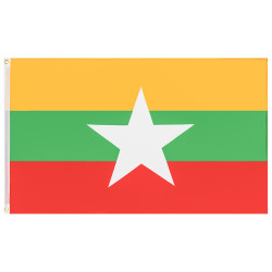 MUWO Myanmar MUWO "Nations Together" Flag 90x150cm