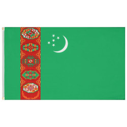 MUWO Turkmenistan MUWO "Nations Together" Flag 90x150cm