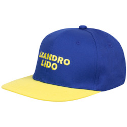 LEANDRO LIDO LEANDRO LIDO "No. 30" snapback Cap blue/yellow