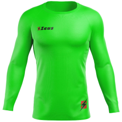 Zeus Zeus Fisiko Baselayer Top Kompresn triko s dlhm rukvom neon green