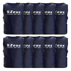 Zeus Pack of 10 Training bibs Navy