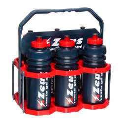 Zeus Bottle Carrier with 6 Drinking Bottles 0.75l