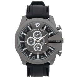 Lobstein & Shne  "Fridolin" clock black